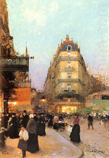 Luigi Loir Les Grands Boulevards china oil painting image